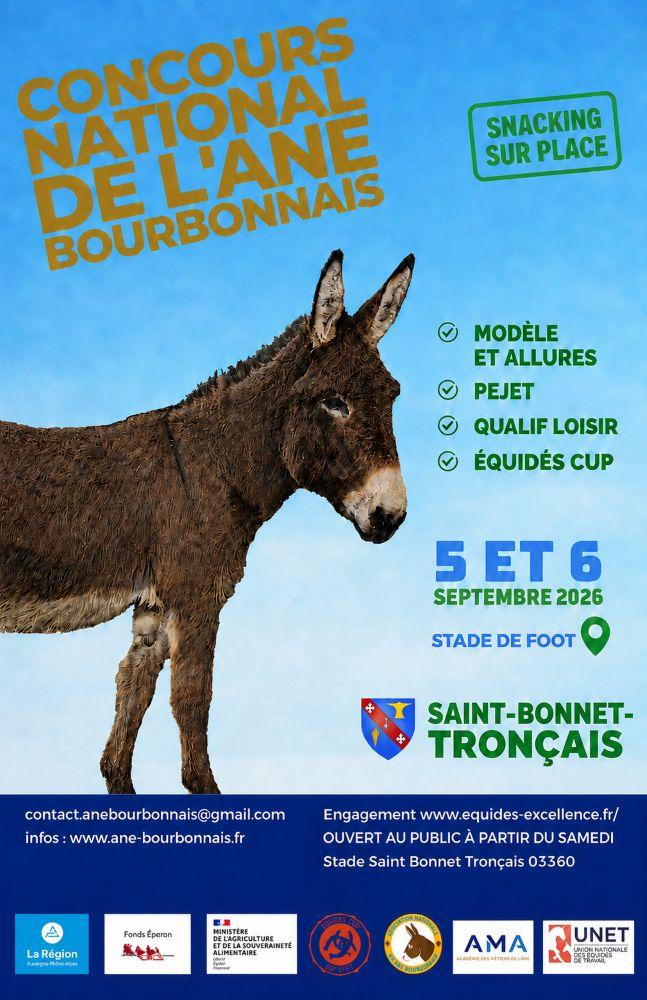 Concours national de l’Âne Bourbonnais 2026